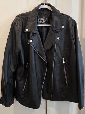 Levis Faux Leather Jacket 2X NWOT